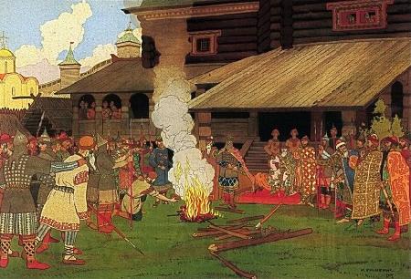 Ivan Bilibin Justice of the Rus